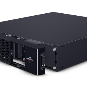 CyberPower PR3000RTXL2UHVACN Rack/Tower UPS, UL Rated, Rotatable LCD panel, 4 × NEMA 6-20R, 2 x NEMA L6-20R, Expanded runtime